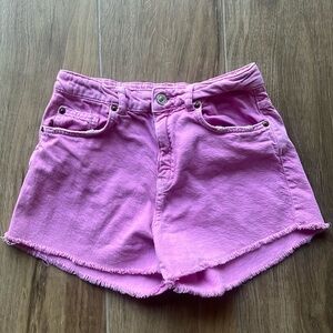 Zara pink shorts girls 13/14